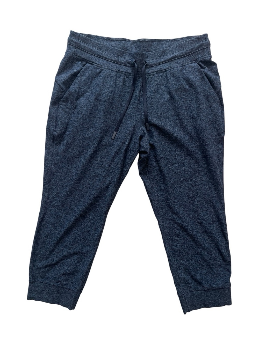 Lululemon Ready to Rulu Jogger Crop Pant Size 14 Blue Stretch Athletic Active